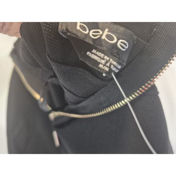New w/Tag Bebe Black Stretch Highwaist Bandage Skirt Medium Y2K - Picture 7 of 7